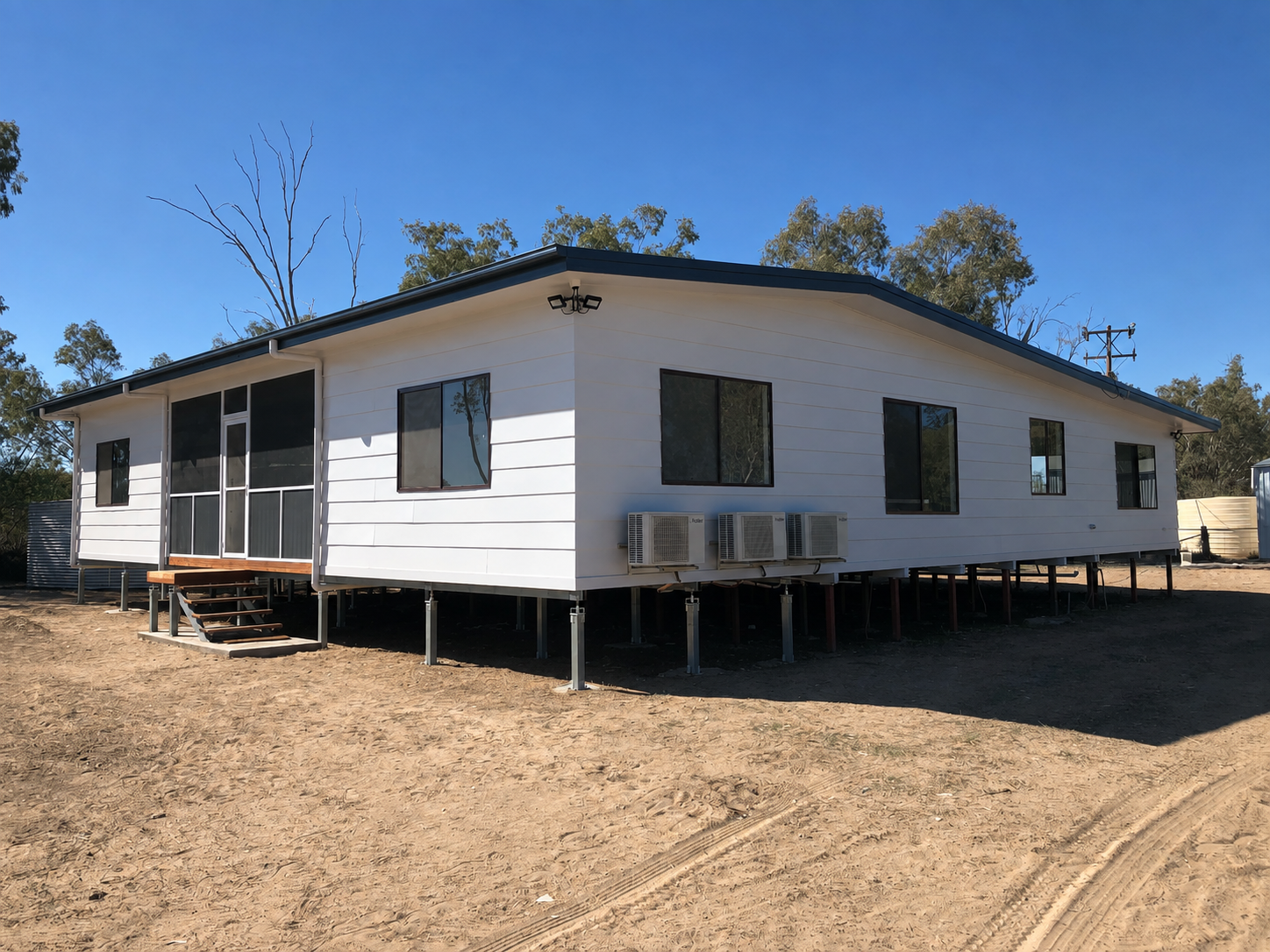Completed home addition by Aland Projects.